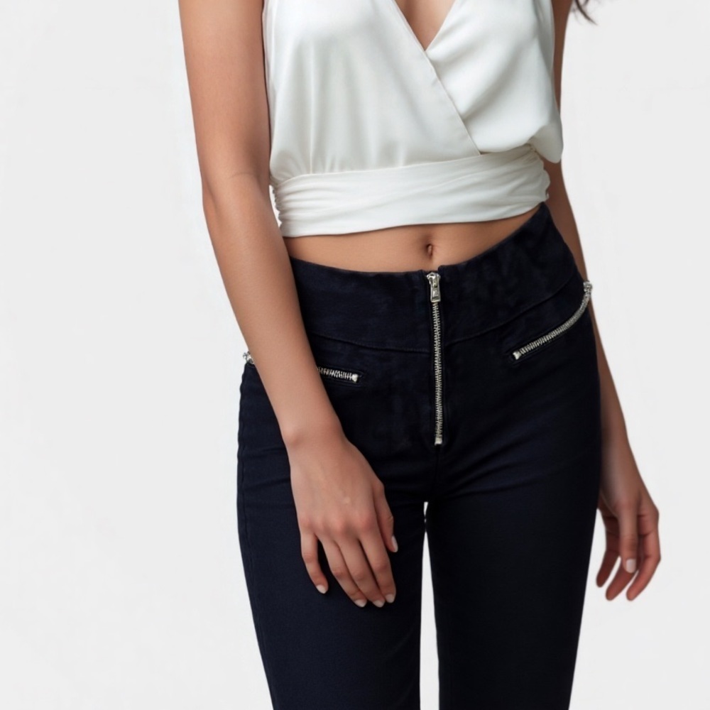 Bebe  zip detail stretch skinny pant ❤️ - Picture 2 of 7